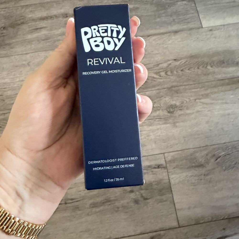 Pretty Boy Revival Recovery Hydrating Gel Moisturizer Face & Neck 1.2 fl oz NEW